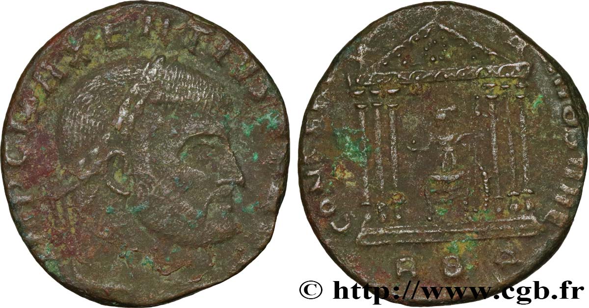 MAXENTIUS Follis ou nummus VF