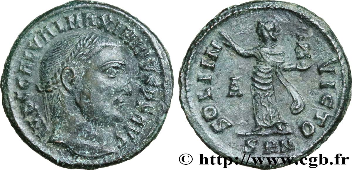 MAXIMIN II DAIA Follis ou nummus TTB