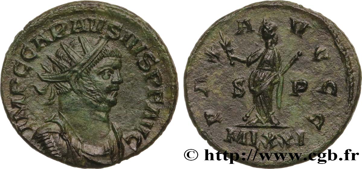 CARAUSIUS for DIOCLETIAN and MAXIMIAN HERCULIUS Aurelianus MS