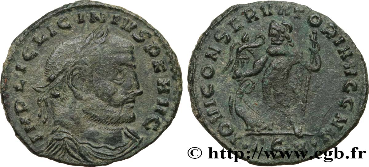LICINIUS Ier Follis ou nummus TTB