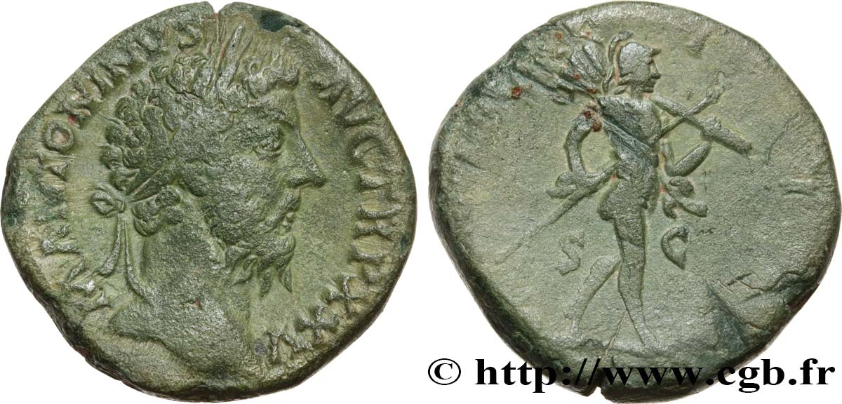 MARC AURÈLE Sesterce TB+