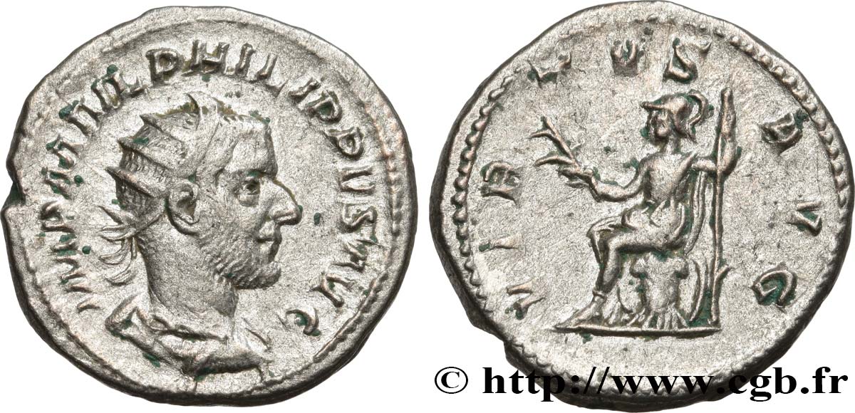PHILIPPE Ier L&nbsp;ARABE Antoninien TTB/TTB+