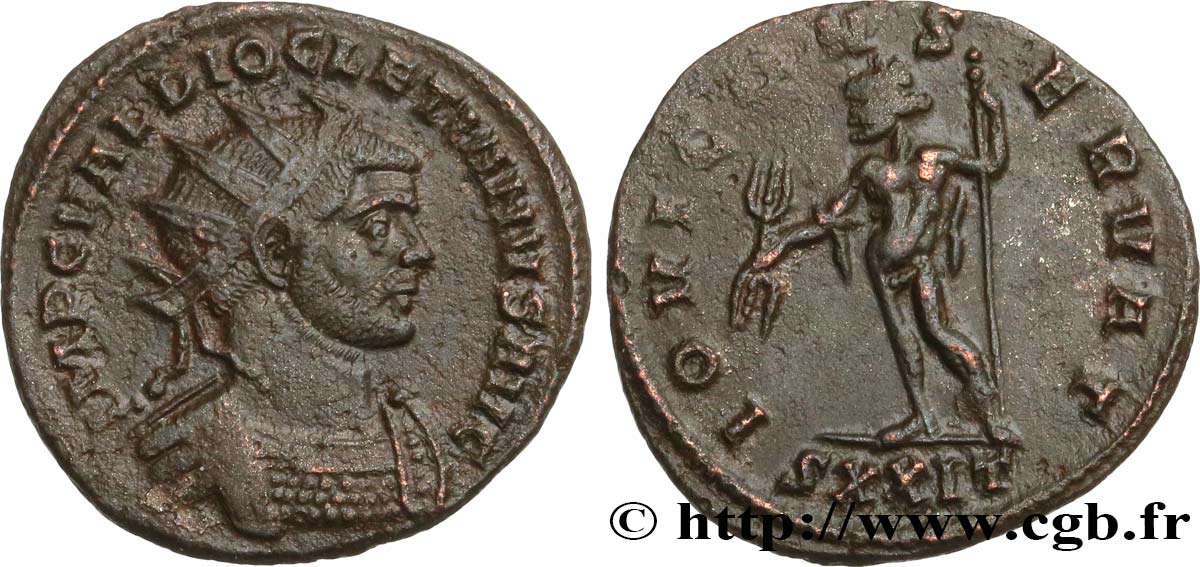 DIOCLEZIANO Aurelianus BB/q.SPL