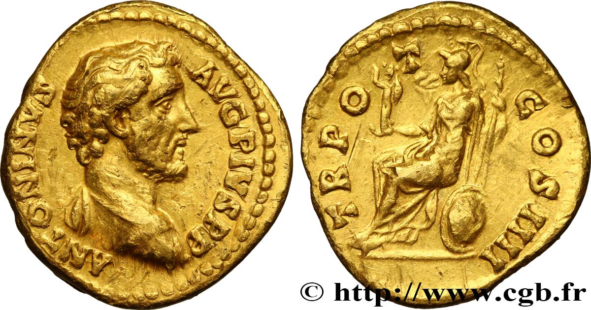 ANTONIN LE PIEUX Aureus TTB+