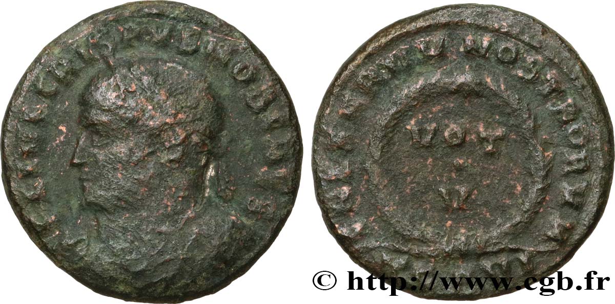 CRISPUS Centenionalis ou nummus TB+