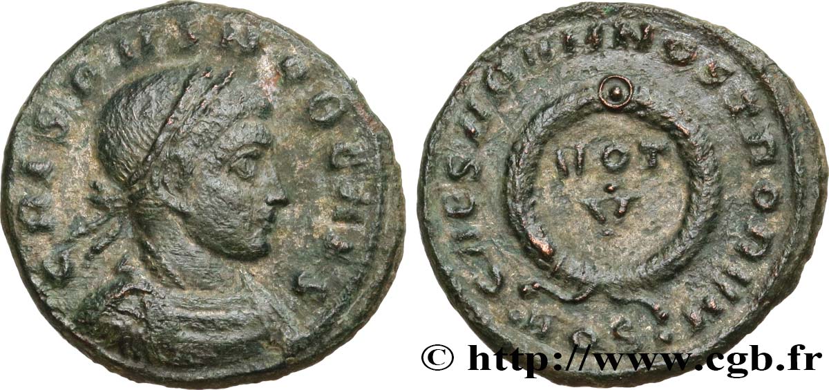 CRISPUS Centenionalis ou nummus TTB