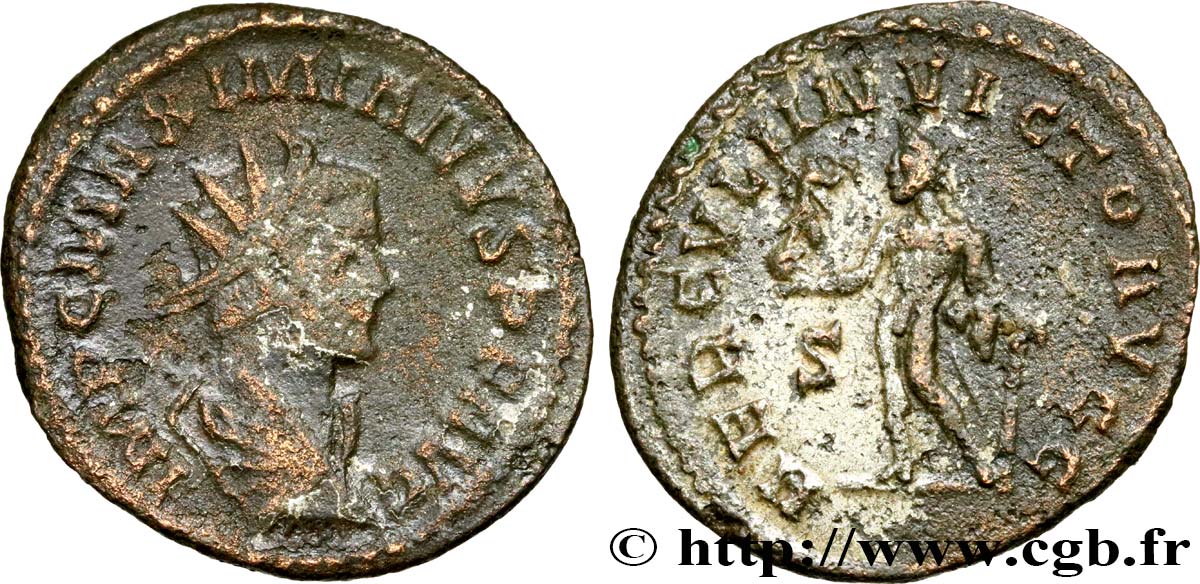MAXIMIANUS HERCULIUS Aurelianus VF/XF