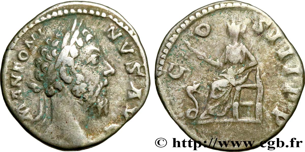 MARCUS AURELIUS Denier SS