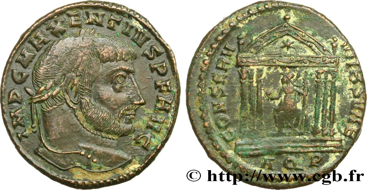 MAXENTIUS Follis ou nummus XF