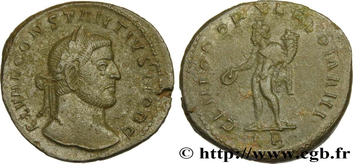 CONSTANTIUS I Follis ou nummus brm_540775 Roman coins