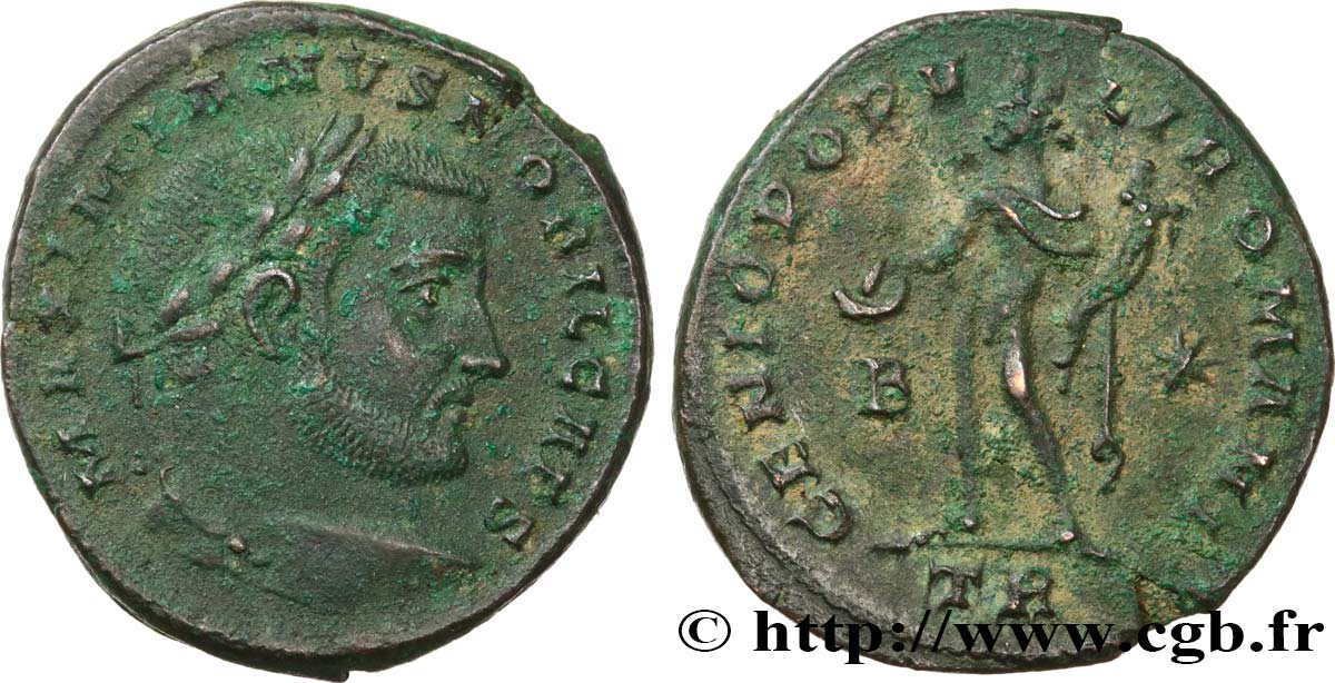 GALERIUS Follis ou nummus XF