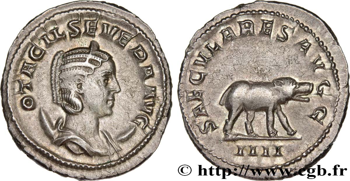 OTACILIA SEVERA Antoninien q.SPL