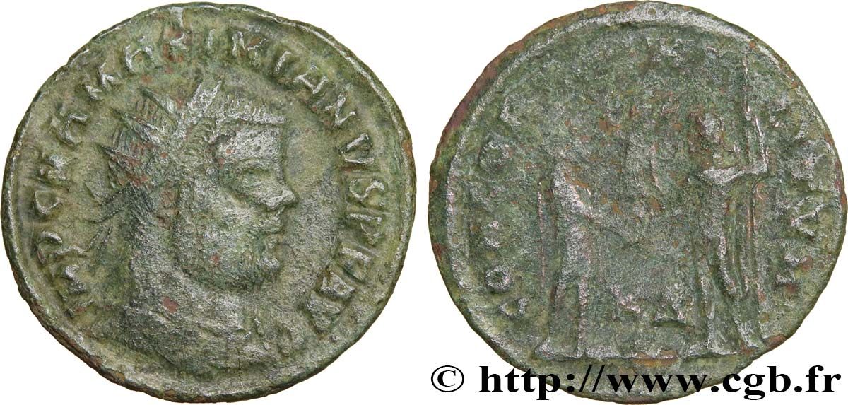 MAXIMIANUS HERCULIUS Pseudo ou néo-aurelianus VF