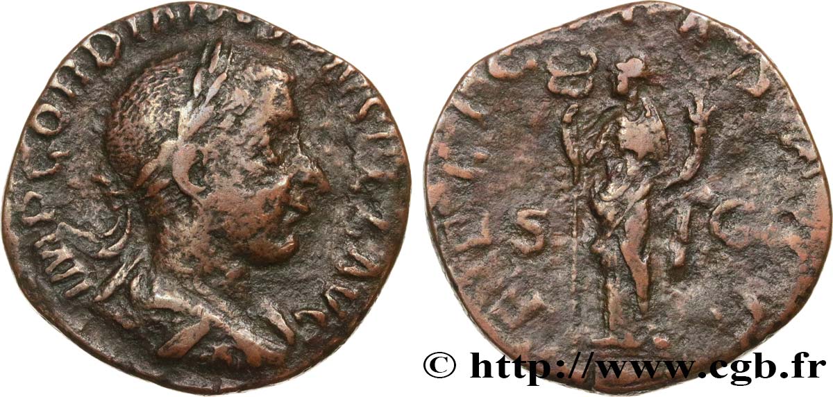 GORDIAN III Sesterce VF