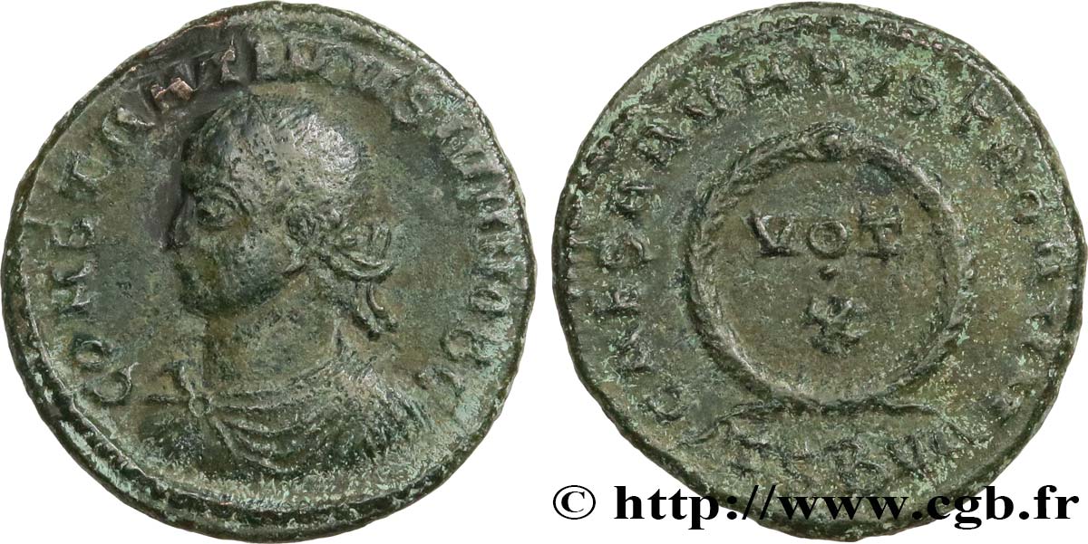 CONSTANTINE II Centenionalis ou nummus XF