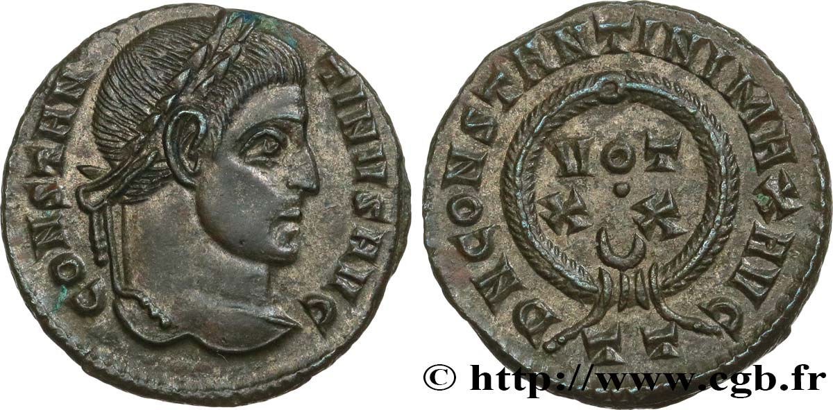 CONSTANTINO I EL MAGNO Centenionalis ou nummus EBC