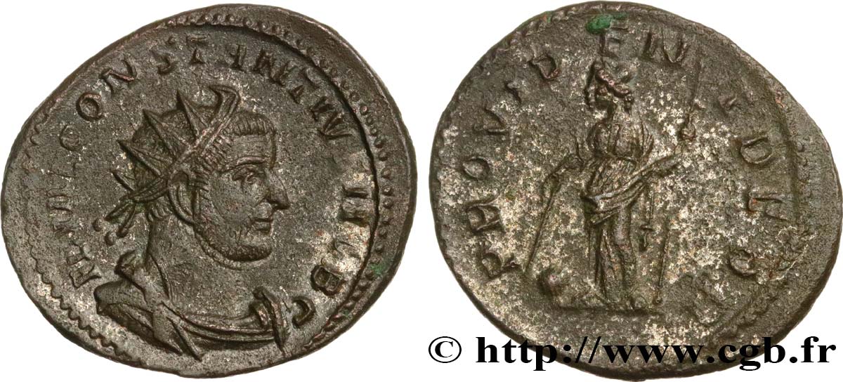 CONSTANTIUS I Aurelianus AU/XF