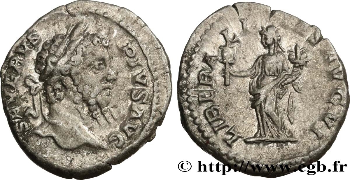 SEPTIMIUS SEVERUS Denier XF/AU