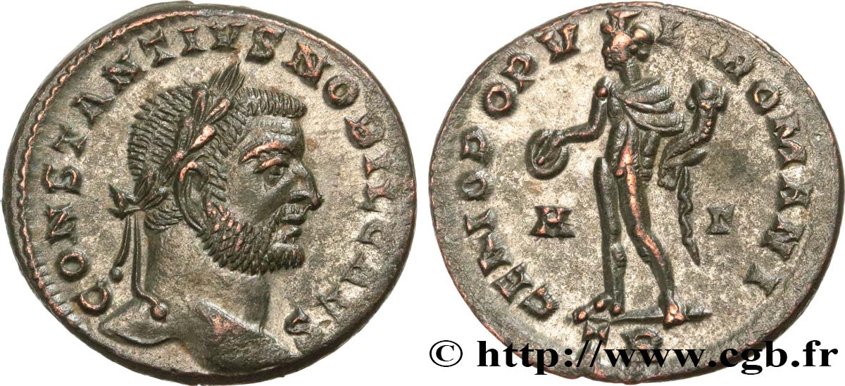 CONSTANTIUS I Follis ou nummus fST/VZ