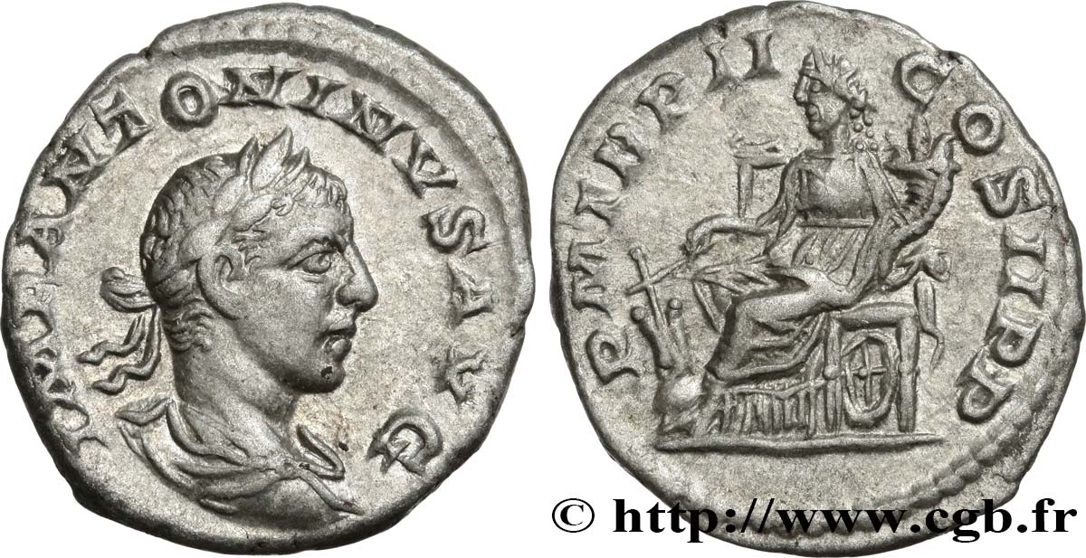 ELAGABALUS Denier fVZ