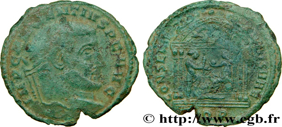 MAXENTIUS Follis ou nummus XF