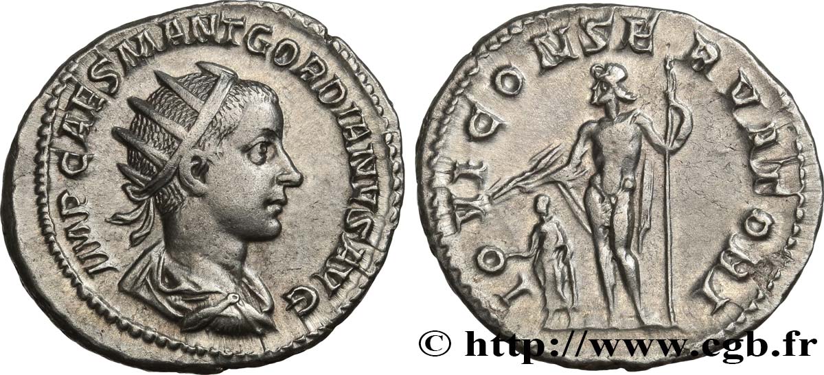 GORDIAN III Antoninien MS/AU