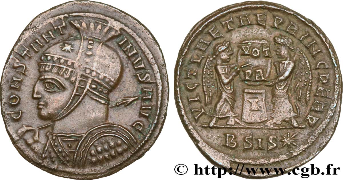 CONSTANTINE I THE GREAT Centenionalis ou nummus AU