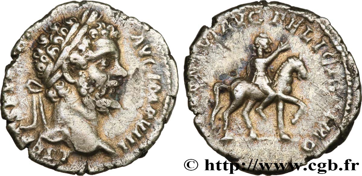 SEPTIMIUS SEVERUS Denier XF/AU