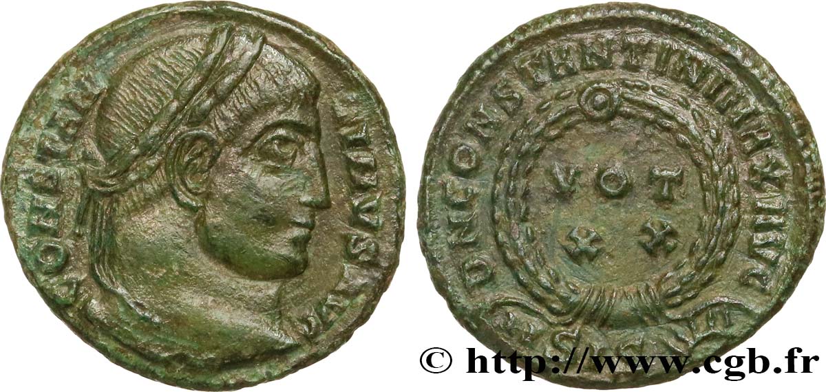 CONSTANTINE I THE GREAT Centenionalis ou nummus AU