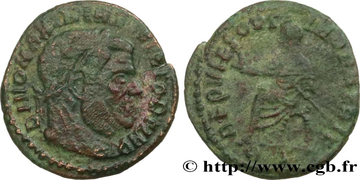 MASSIMIANO ERCOLE Demi-follis ou demi-nummus BB