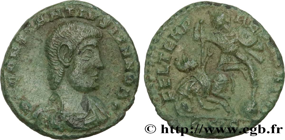 CONSTANCE GALLE Maiorina réduite, (PB, Æ 3) TTB