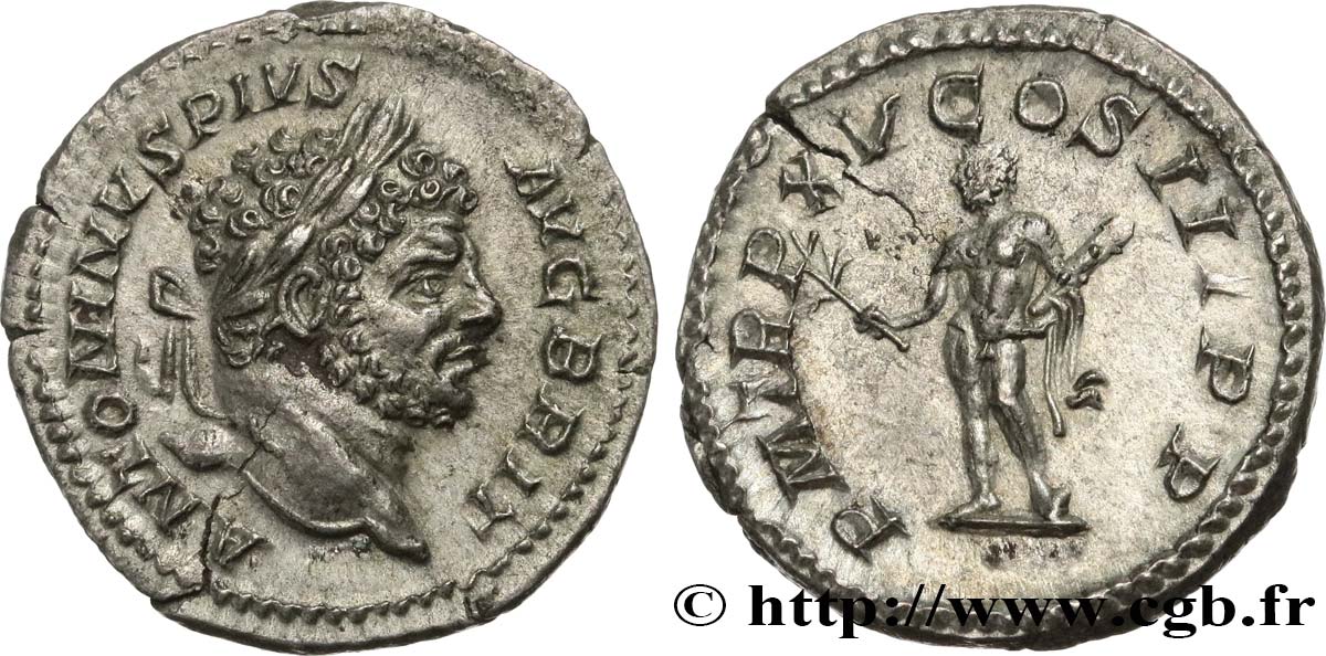 CARACALLA Denier MS