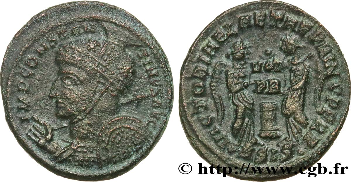 CONSTANTINE I THE GREAT Centenionalis ou nummus AU