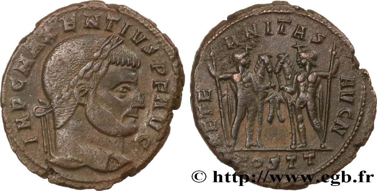 MAXENTIUS Follis ou nummus AU