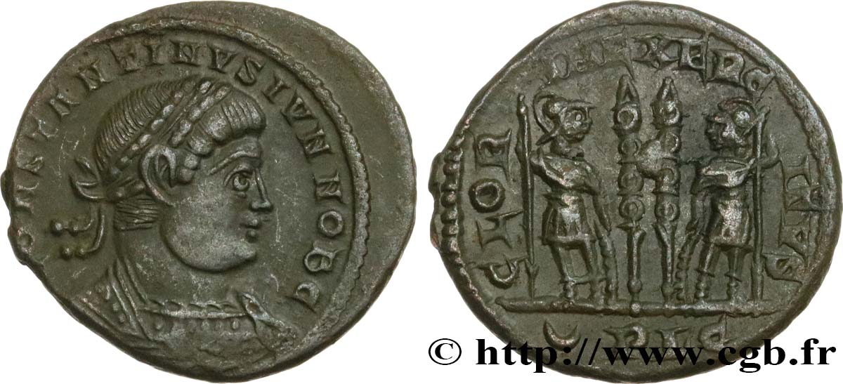 CONSTANTINO II Centenionalis ou nummus MBC+