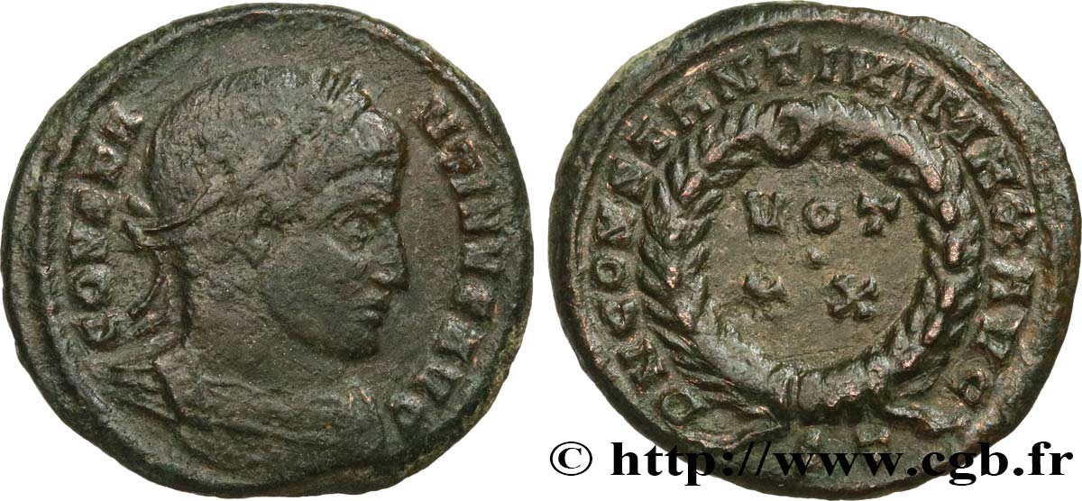 CONSTANTINE I THE GREAT Centenionalis ou nummus XF