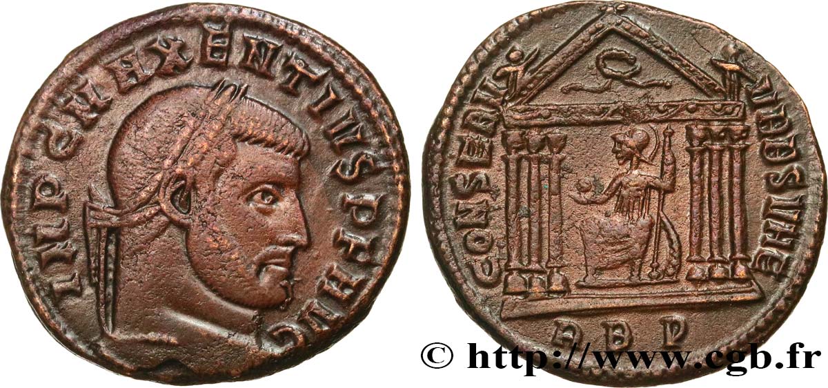 MAXENTIUS Follis ou nummus AU