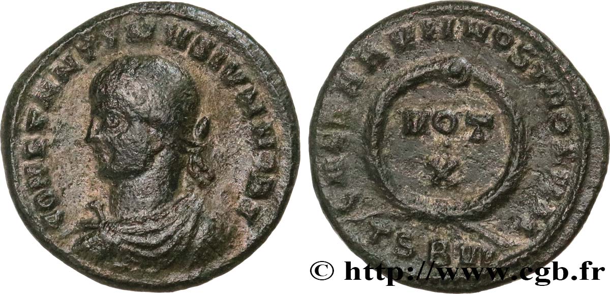 CONSTANTIN II Centenionalis ou nummus TTB