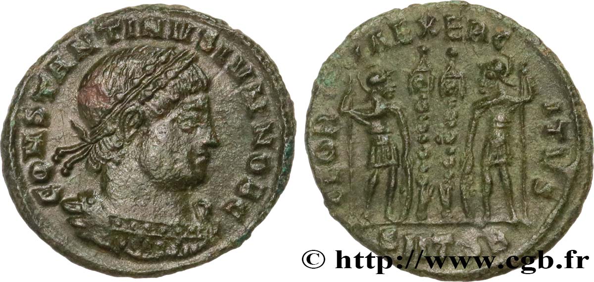 CONSTANTIN II Centenionalis ou nummus SUP