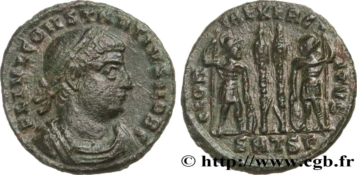 CONSTANCE II Centenionalis ou nummus TTB+/SUP
