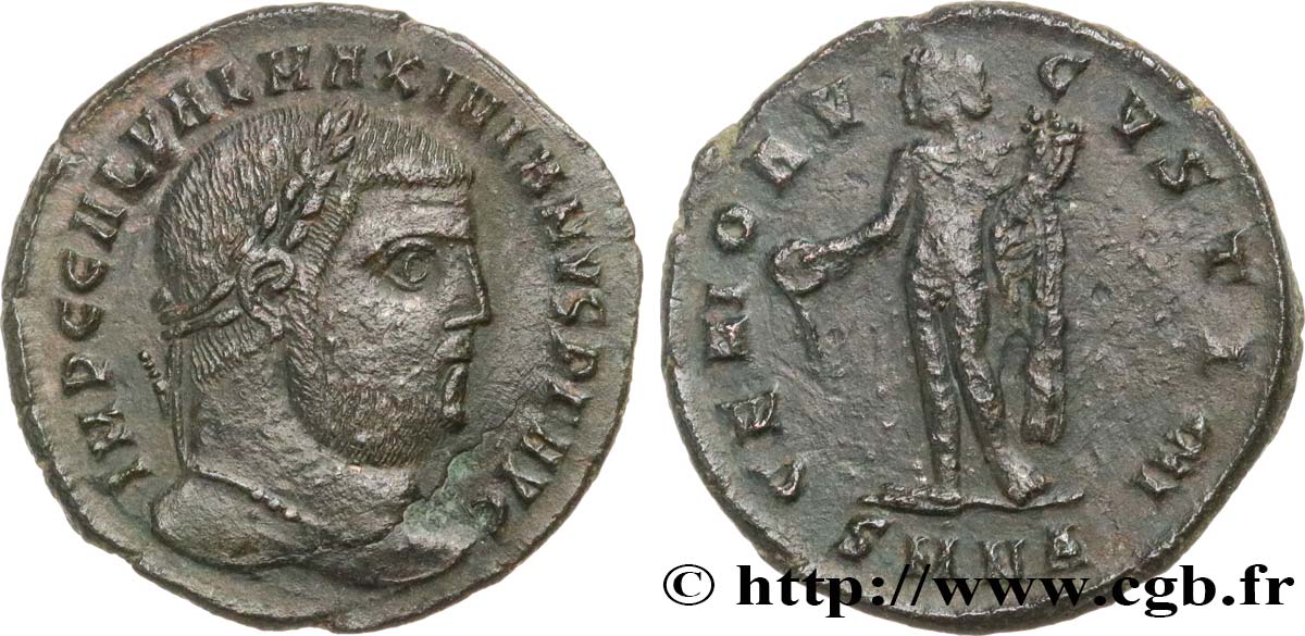 GALERIUS Follis ou nummus AU/XF