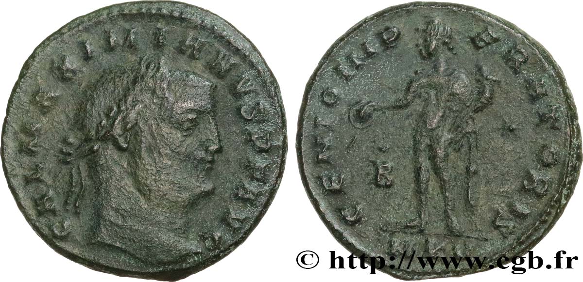 GALERIUS Follis ou nummus fSS/SS