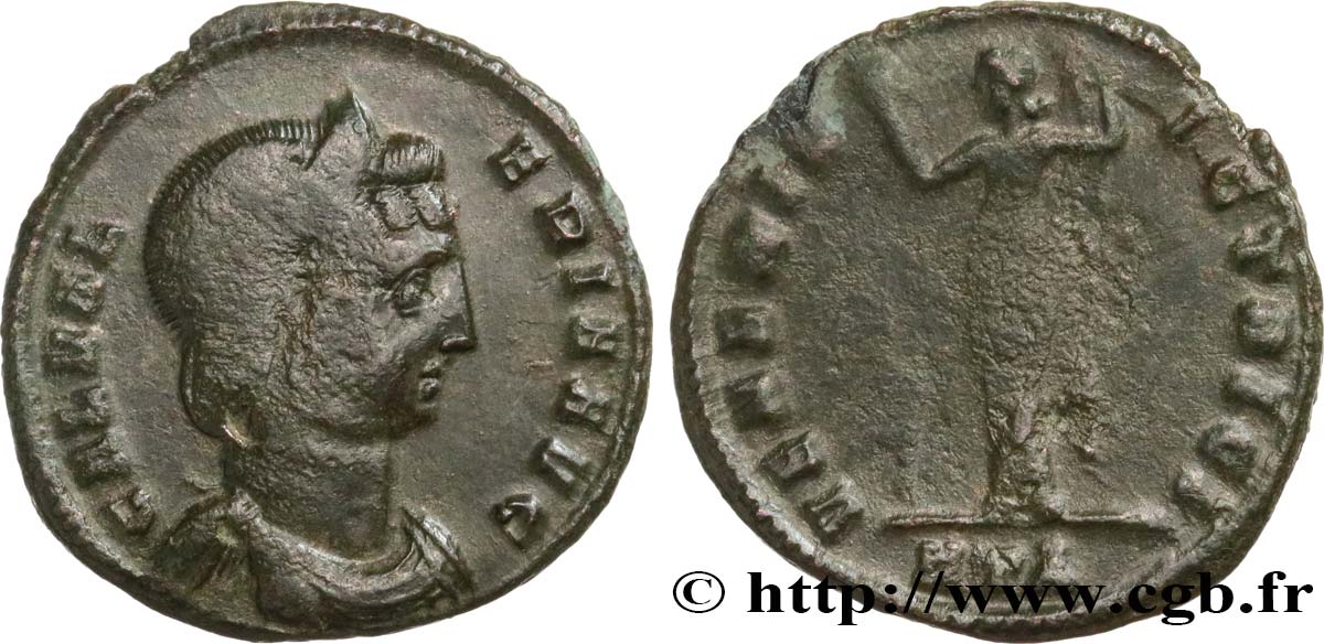 GALERIA VALERIA Follis ou nummus TB+
