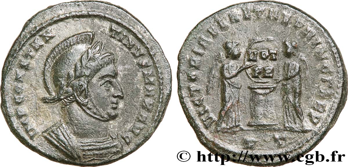 CONSTANTINE I THE GREAT Centenionalis ou nummus AU/AU