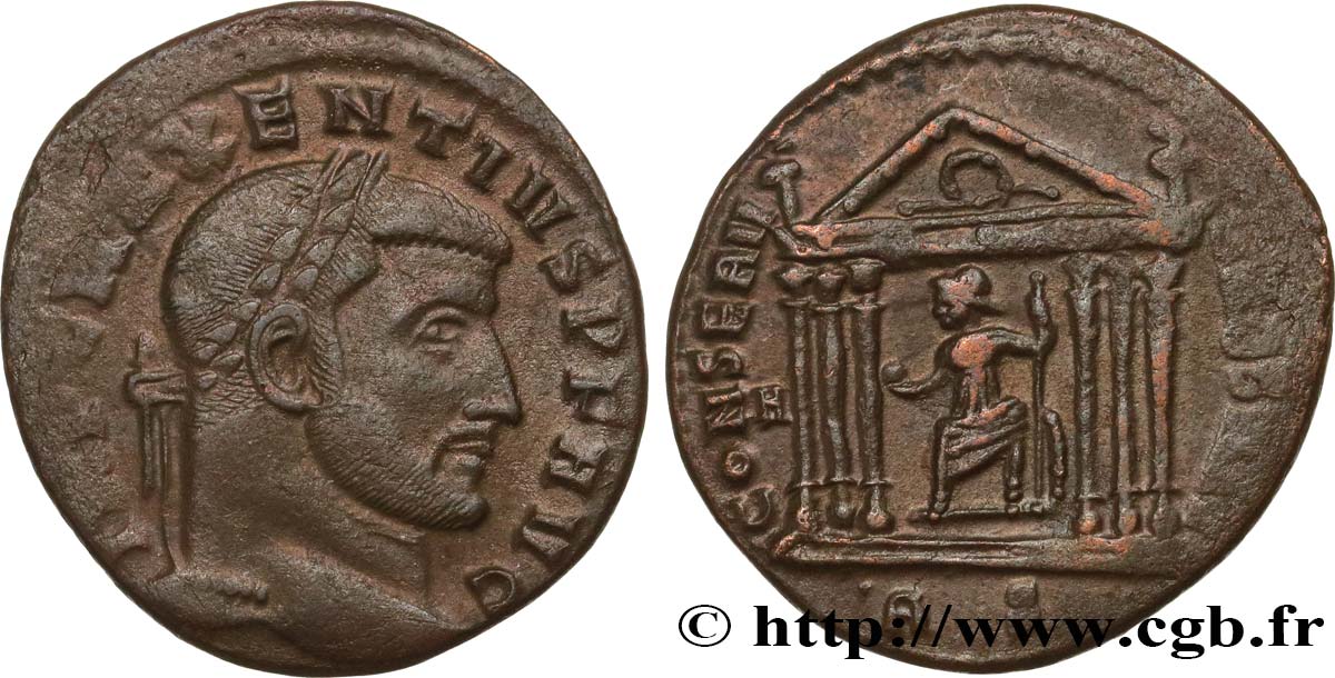 MAXENTIUS Follis ou nummus AU