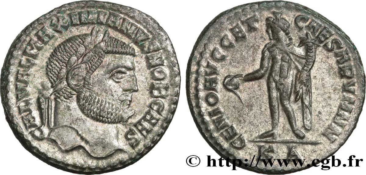 GALERIUS Follis ou nummus AU