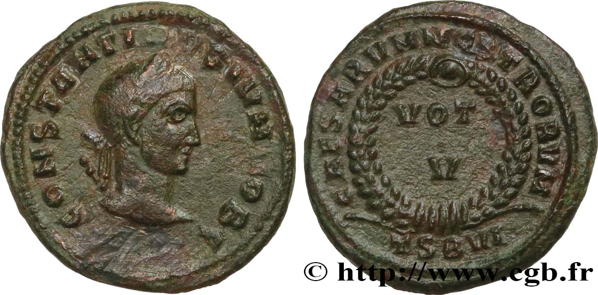 CONSTANTINUS II Centenionalis ou nummus VZ