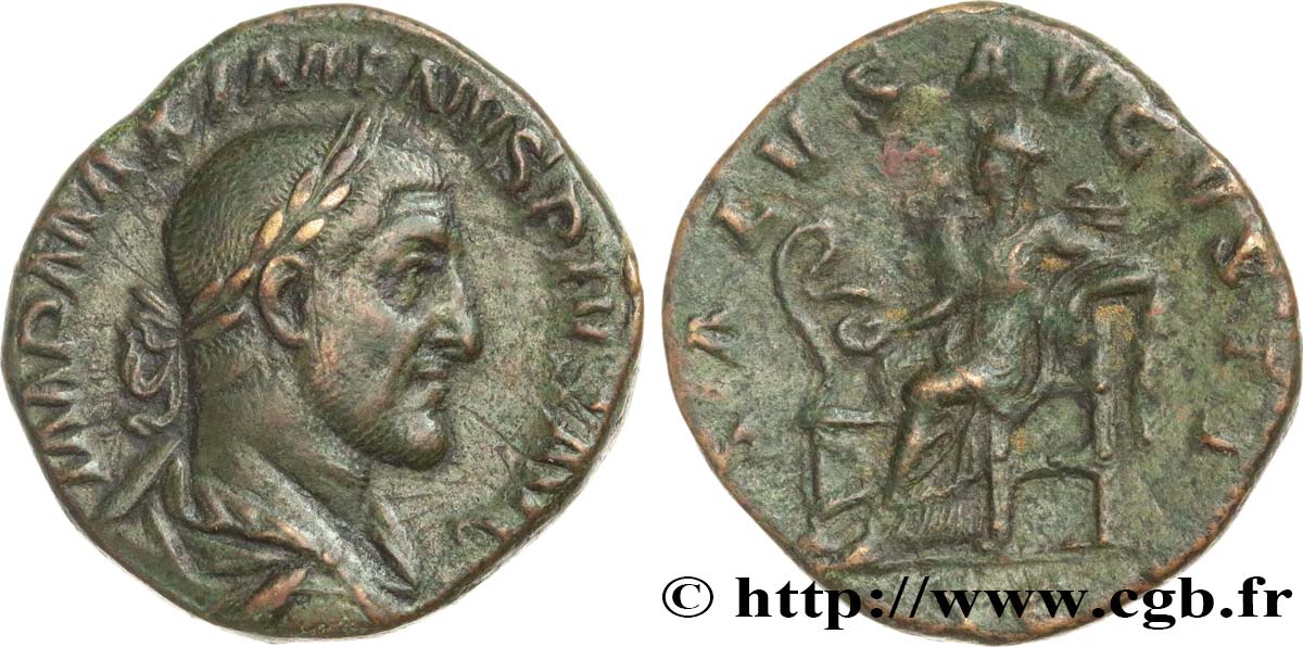 MAXIMINUS I Sesterce AU/XF