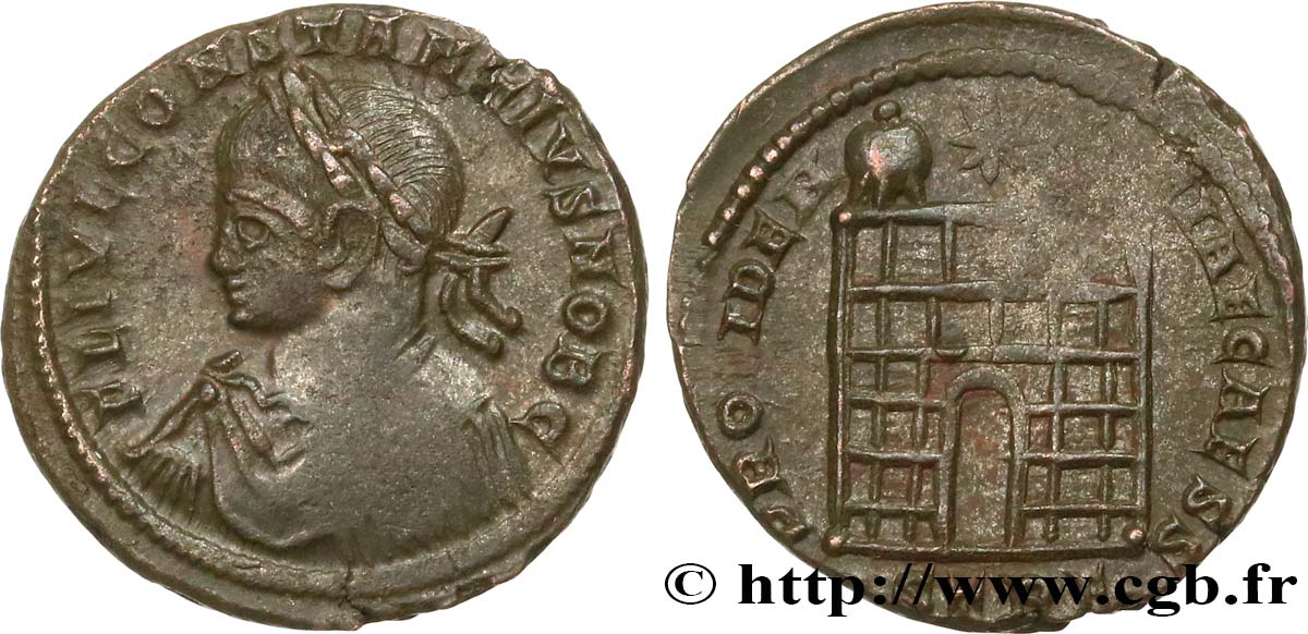 CONSTANCE II Centenionalis ou nummus SUP