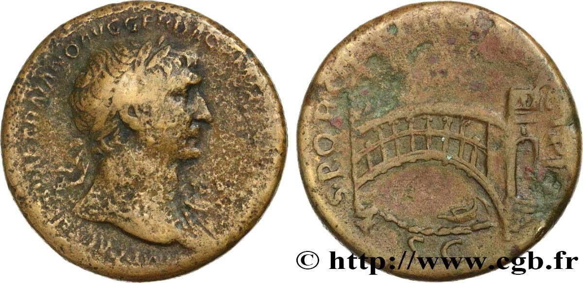 TRAJAN Sesterce TB+